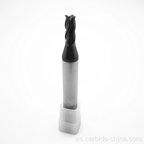 HRC65 4 flauta tungsten carburo endmill para acero